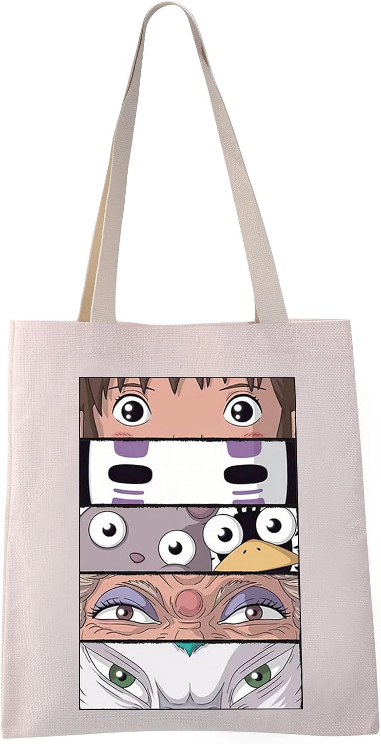 Anime Inspired Tote Bag Anime Lover Gift Sp Away Fans Gift